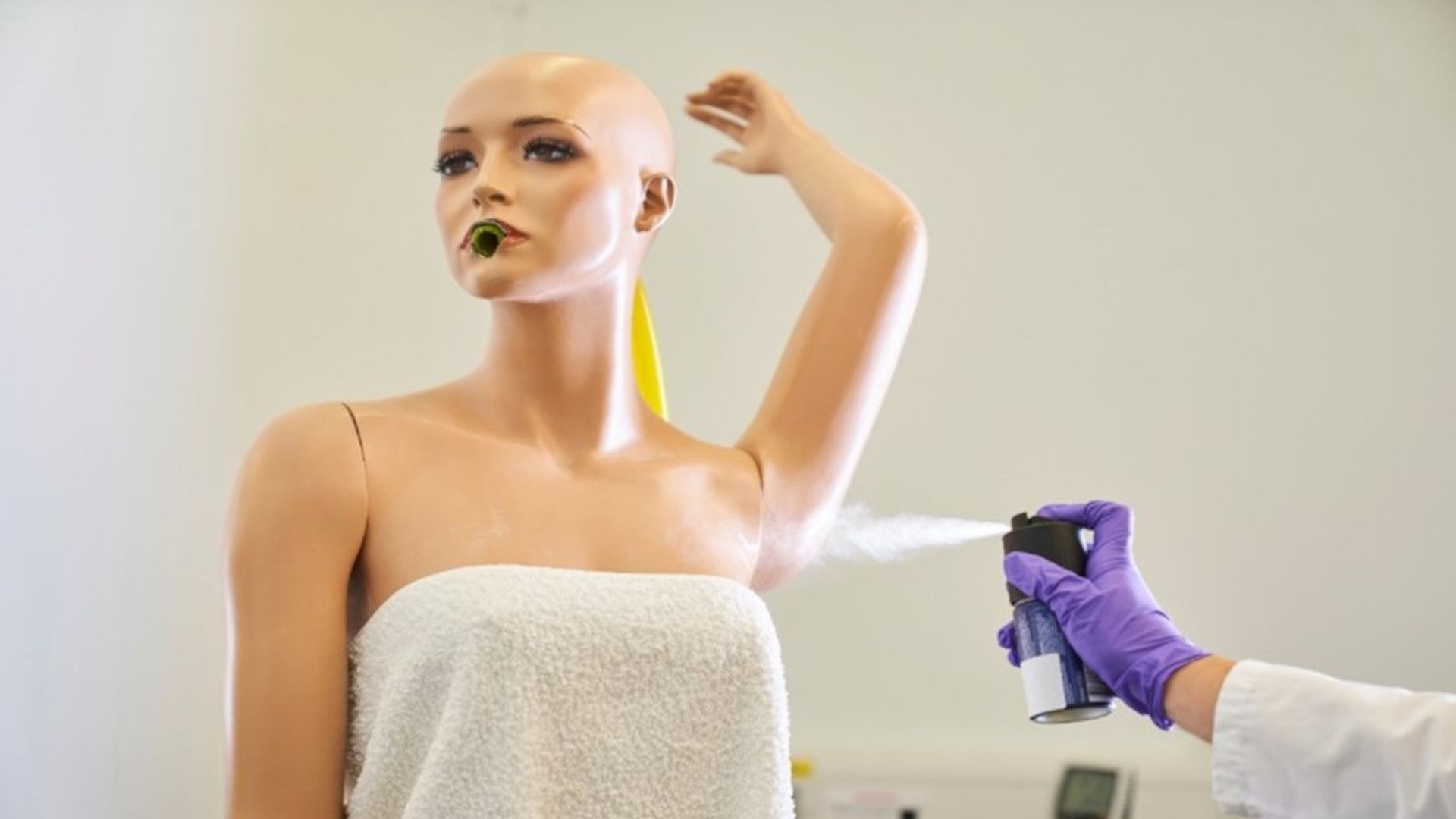 A mannequin simulated use study for an underarm aerosol product